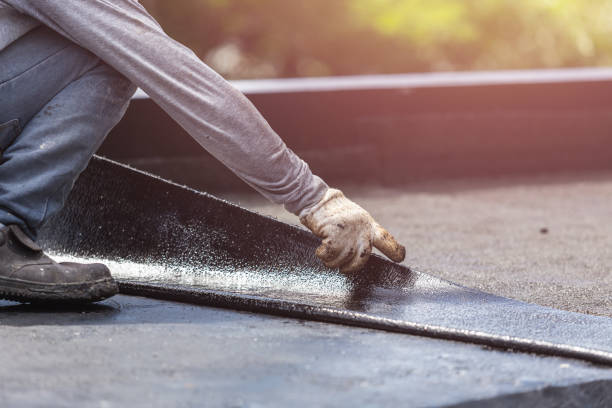 Professional Crawl Space Encapsulation technician working in North Rose, NY